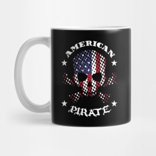 Flag Skull American Pirate Mug